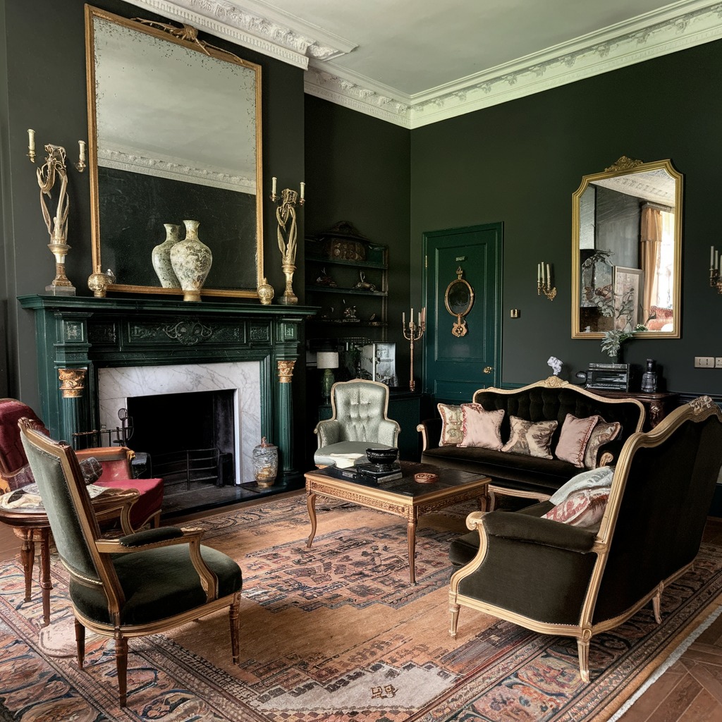 Gothic interior of North Villa